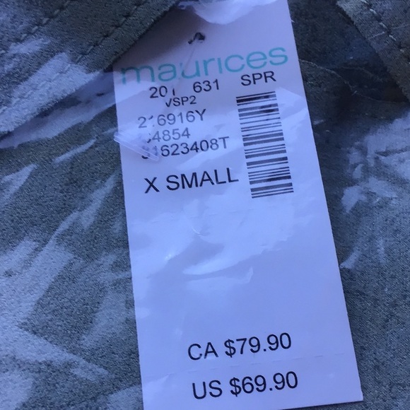 Maurices Faux Suede Moto Jacket XS Brand new - Picture 8 of 8